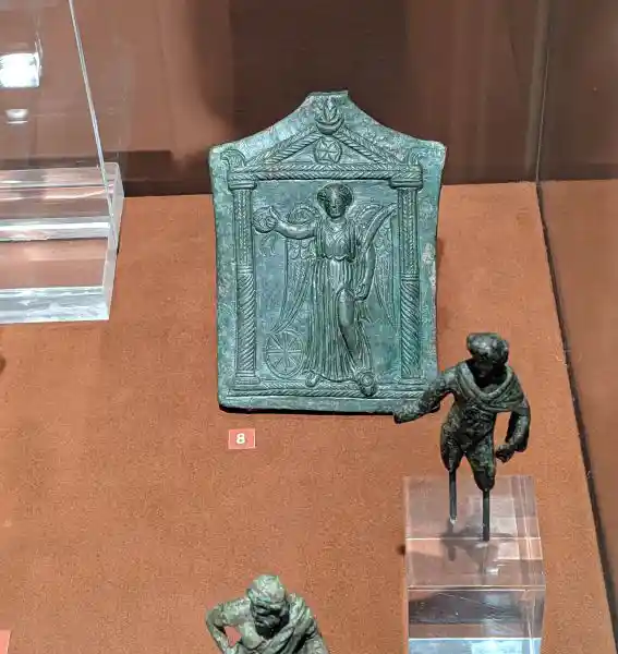 Bronze plaque of Nike-Nemesis